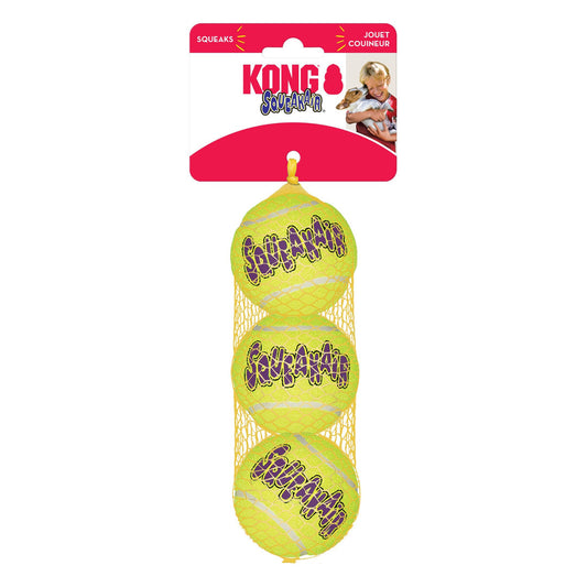 KONG Air Dog Squeaker Tennis Ball Dog Toy 1ea/3 pk, MD