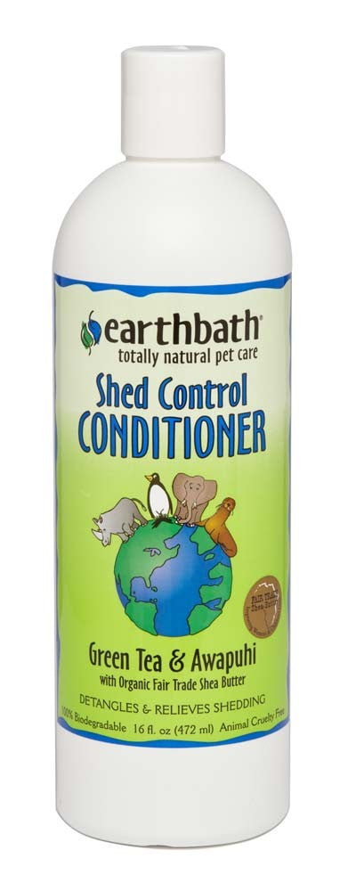 Earthbath Shed Control Conditioner, Green Tea & Awapuhi 1ea/16 oz