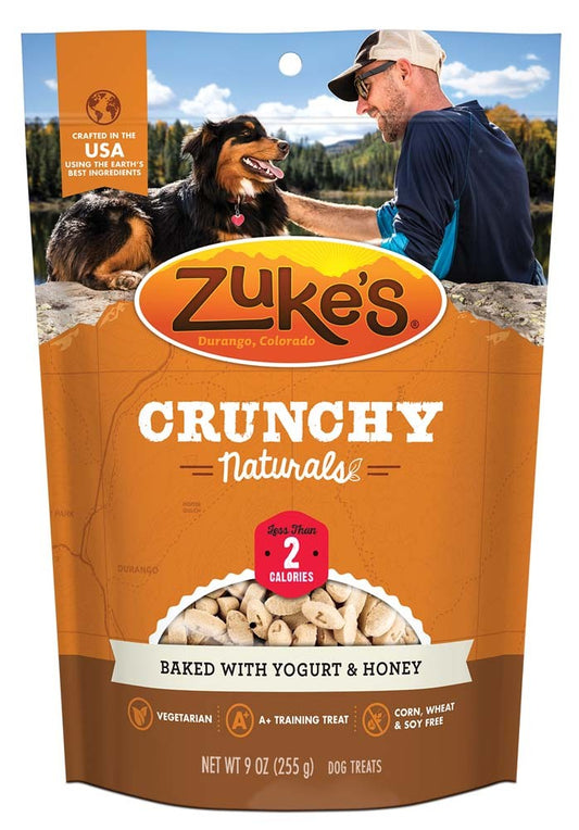 Zukes Dog Crunchy Natural Yogurt And Honey 9oz.