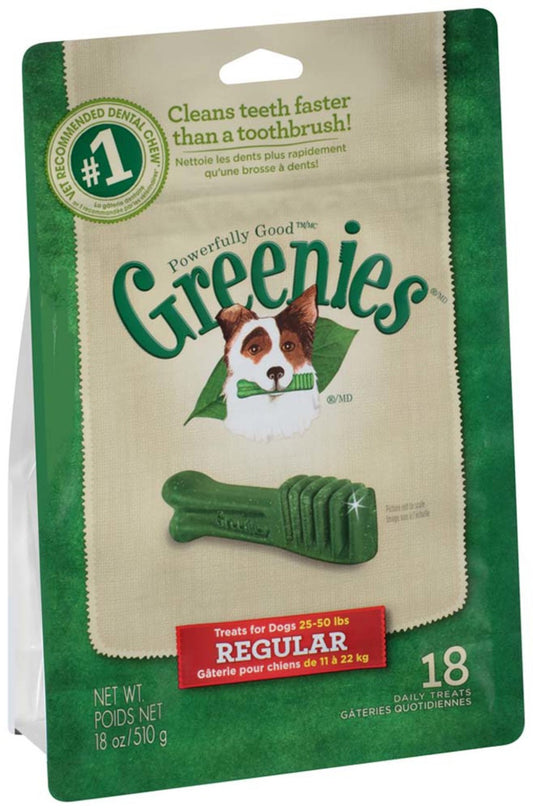 Greenies Dog Dental Treats Regular Original 1ea/18 oz, 18 ct