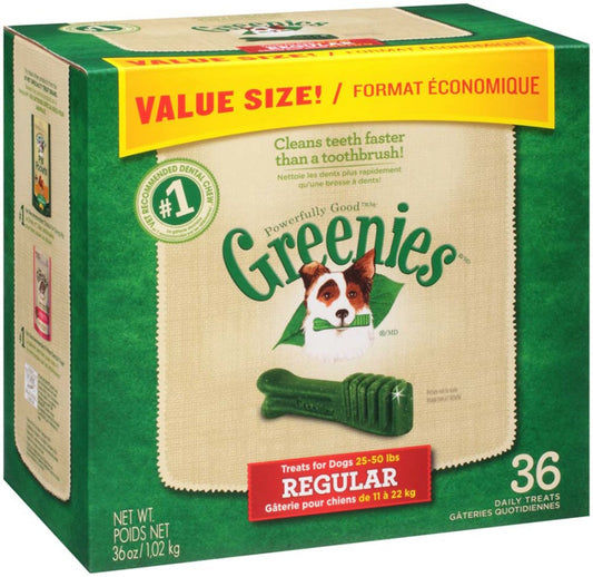 Greenies Dog Dental Treats Regular Original 1ea/36 oz, 36 ct