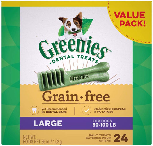 Greenies Grain Free Dog Dental Treats Large Original 1ea/36 oz, 24 ct