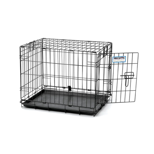 Precision Pet Products ProValu 1 Door Wire Dog Crate Black 1ea/19 in