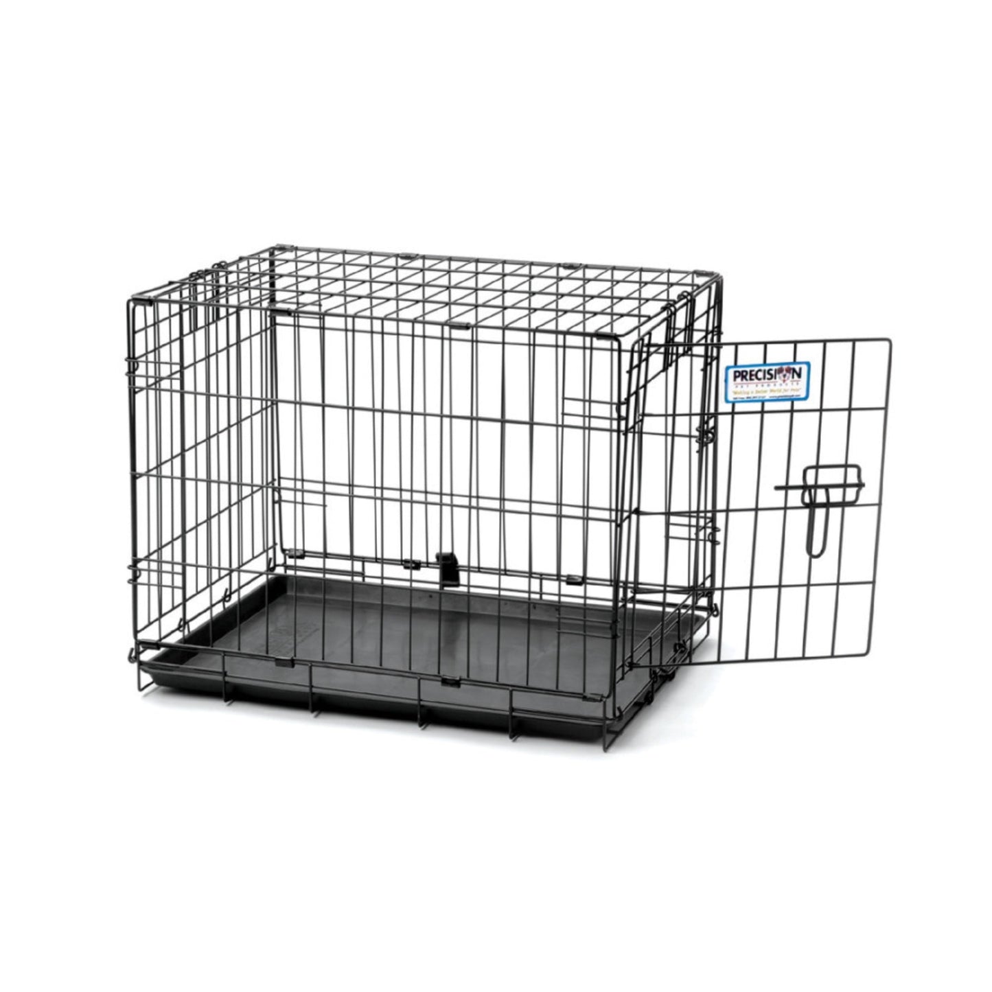 Precision Pet Products ProValu 1 Door Wire Dog Crate Black 1ea/30 in