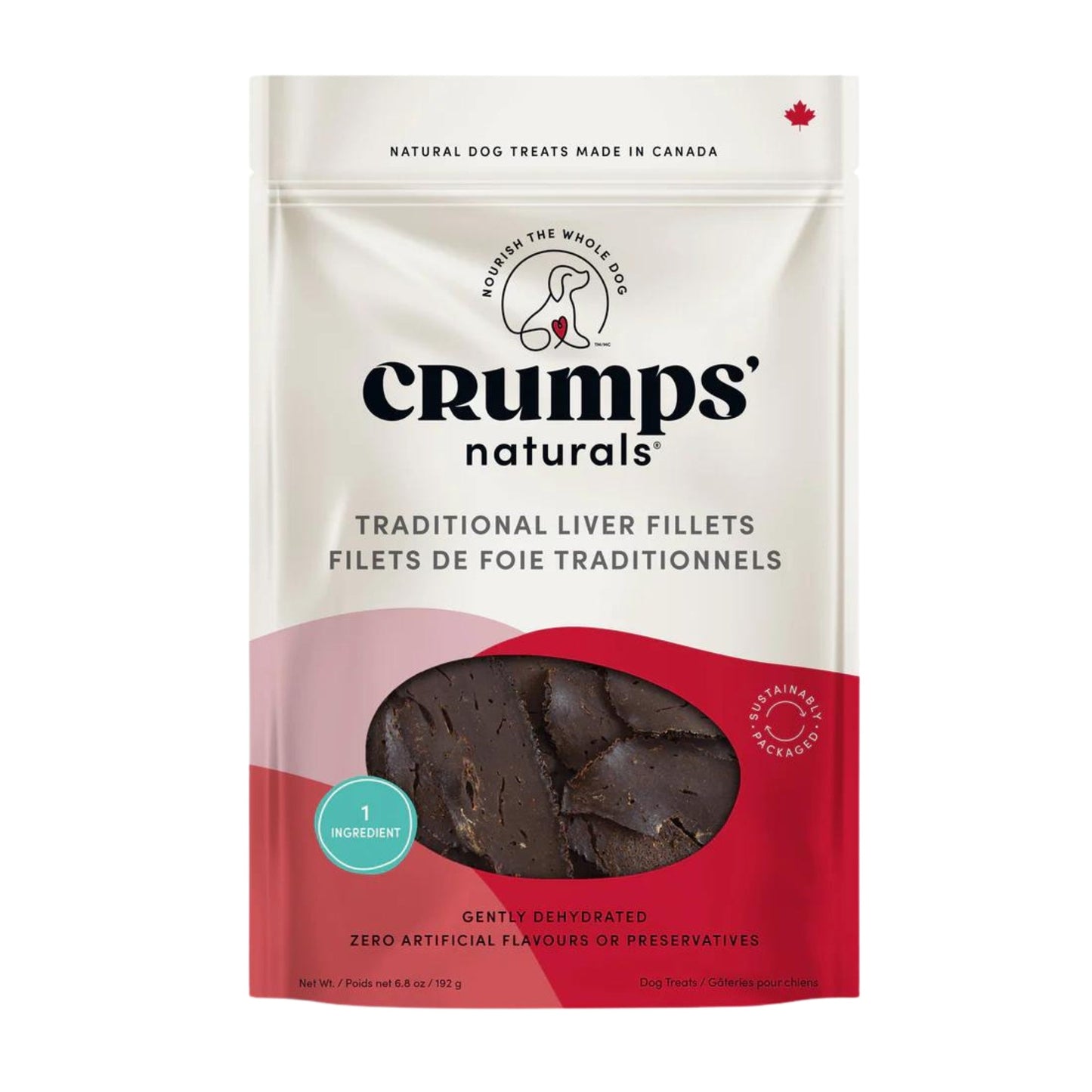 Crumps 6.8Oz Traditional Liver Fillets (100% Beef Liver)