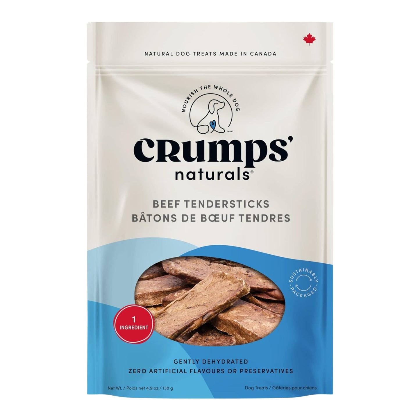 Crumps 4.9Oz Beef Tendersticks (100% Beef Lung)