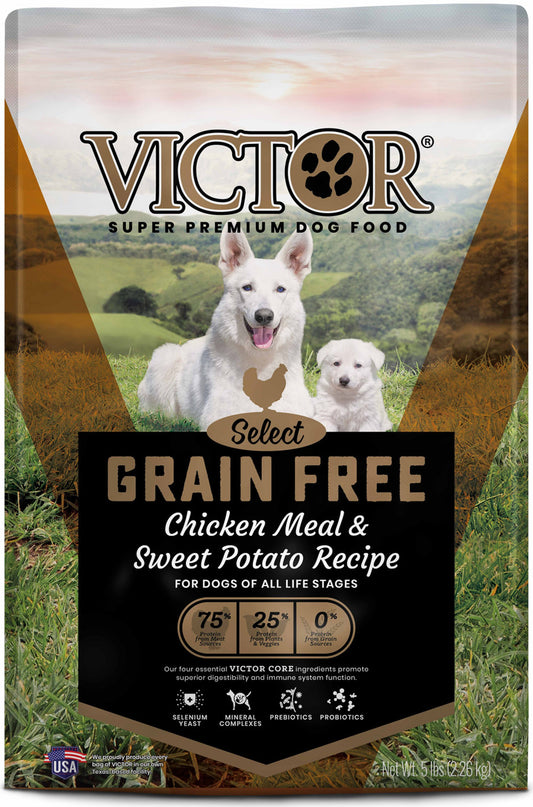Victor Super Premium Dog Food Select Grain Free Dry Dog Food Chicken 1ea/5 lb
